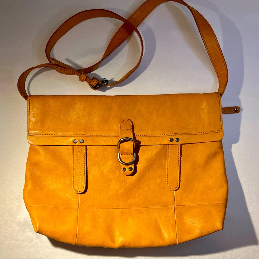Lucky Brand Leather Unisex Messenger Crossbody Bag New Without Tags Commuter